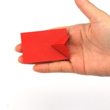 儿童手工三角插折纸材料纸彩色手工制作送老师父母礼物礼品*