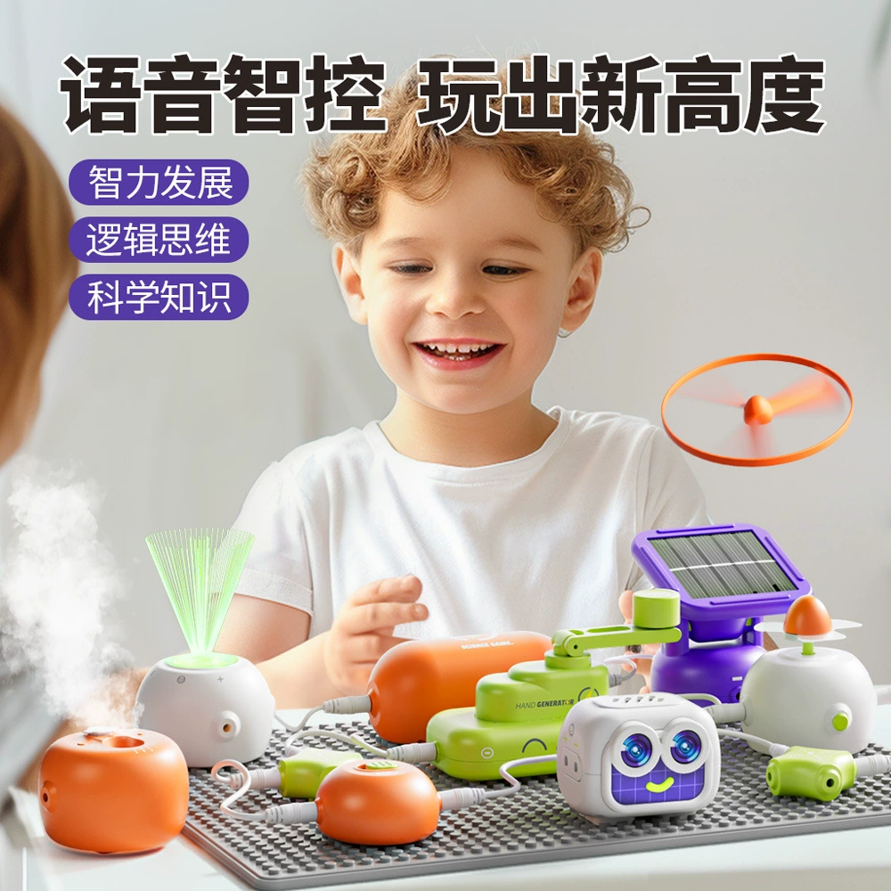 Steam, constructor, set for experiments, electric electronic toy, physics, circuit, DIY, science and technology