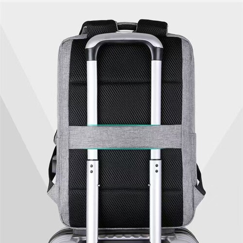 Cross-border business casual computer backpack, lightweight waterproof, multi-compartment backpack, customized logo, commuting student schoolbag