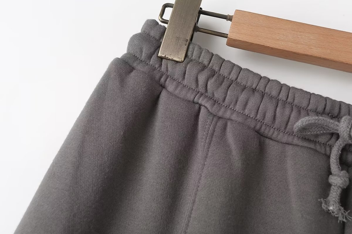 Completo pantaloni donna con giacca bomber e pantaloni in flanella_voghion.com