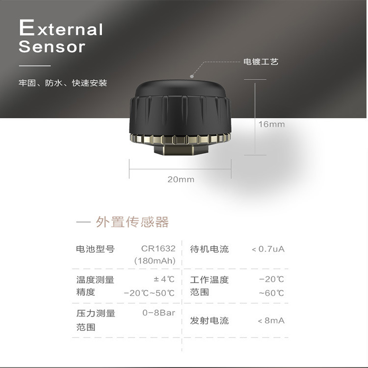 USB Tire Pressure Monitor Tpms Android Large Screen Dedicated Air Pressure Detection Android Navigation Screen Receiver Public Model