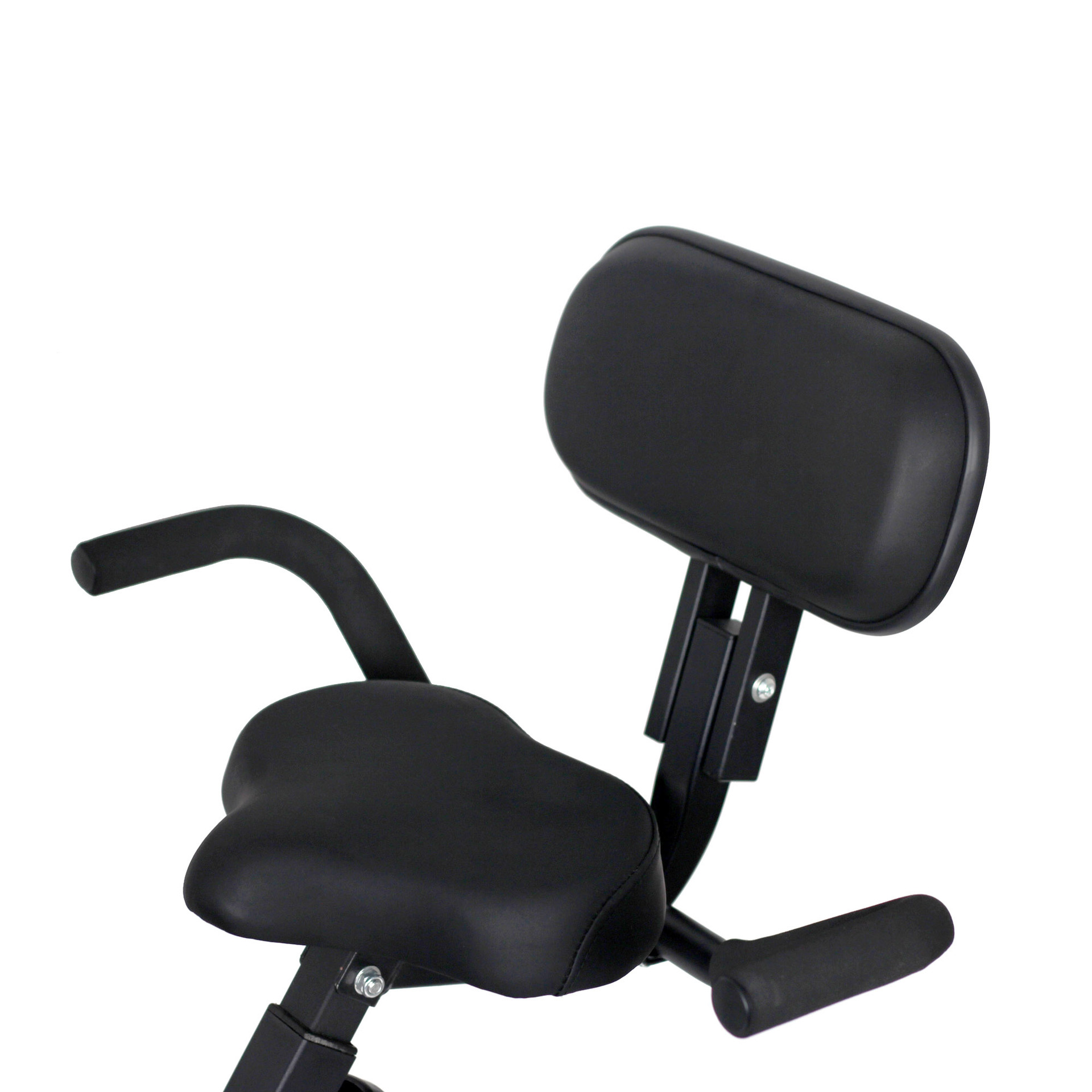 Equipos de ejercicios personalizados al por mayor coche de ejercicios interior 8 reluctancia espalda plegable monitoreo de la frecuencia cardíaca de bicicleta deportiva