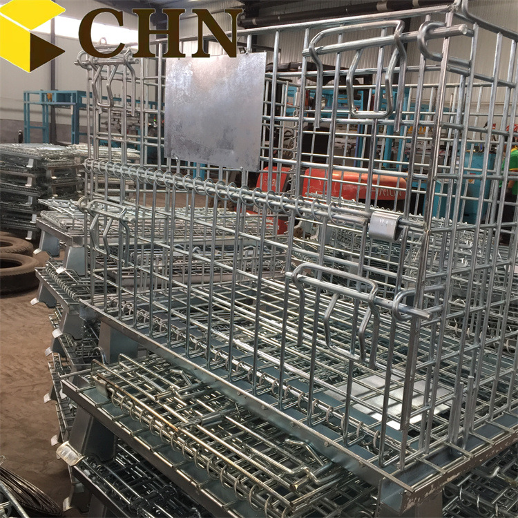 折叠式仓储笼仓储笼铁框周转箱河北驰诺量大优惠