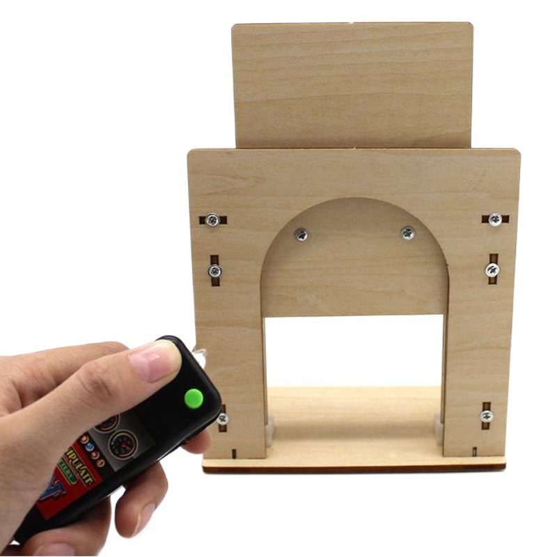 Puerta elevadora de madera n. ° 1, modelo de garaje casero, kit de puerta eléctrica, ciencia y tecnología DIY, pequeños inventos, material didáctico
