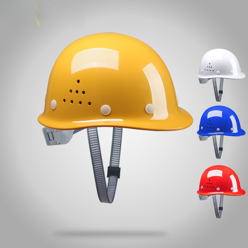 安全帽男夏季工地施工领导安全头盔国标加厚ABS透气