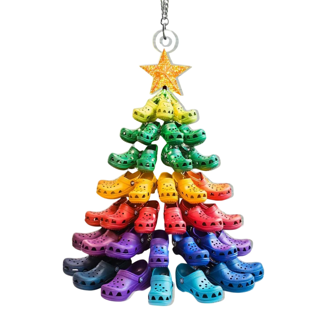 Nuevos productos transfronterizos de acrílico plano de simulación de pájaros colgante de decoración de Navidad árbol de Navidad colgante de decoración para el hogar image 17