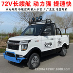 新款四轮电动车成人代步车  新能源成人四轮油电两用电瓶车电动车