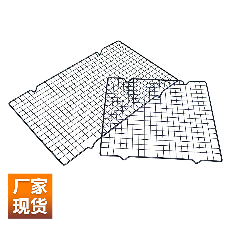Cross-Border Black Chiffon Cake Cooling Rack Baking Supplies Collection Rectangular Biscuit Bread Drying Rack Cross-Border Black Chiffon Cake Cooling Rack Baking Supplies Collection Rectangular Biscuit Bread Drying Rack