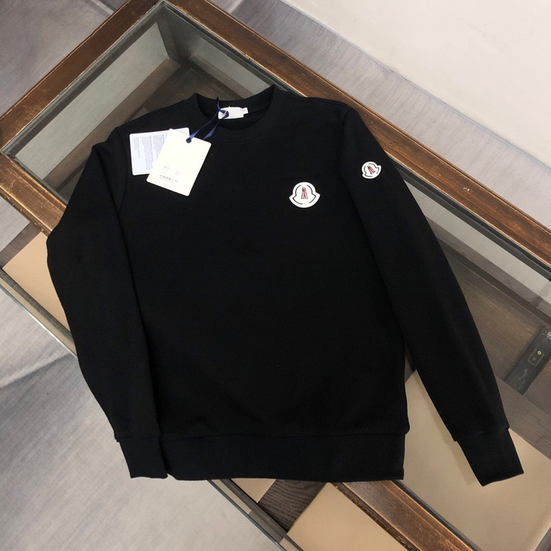 Authentic Cross-Border Version Autumn and Winter New Model Original Label Moncler Men's Sweatshirt with Round Neck Embroidery Long Sleeve Trendy Brand Sweatshirt for Men Authentic Cross-Border Version Autumn and Winter New Model Original Label Moncler Men's Sweatshirt with Round Neck Embroidery Long Sleeve Trendy Brand Sweatshirt for Men