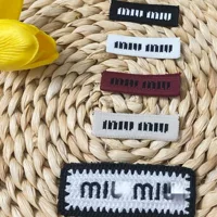 Новый стиль miumiu домашняя буква наклейки для одежды сумка патч DIY шарф для вышивки полотенце наклейки для одежды обувь и головные уборы носки