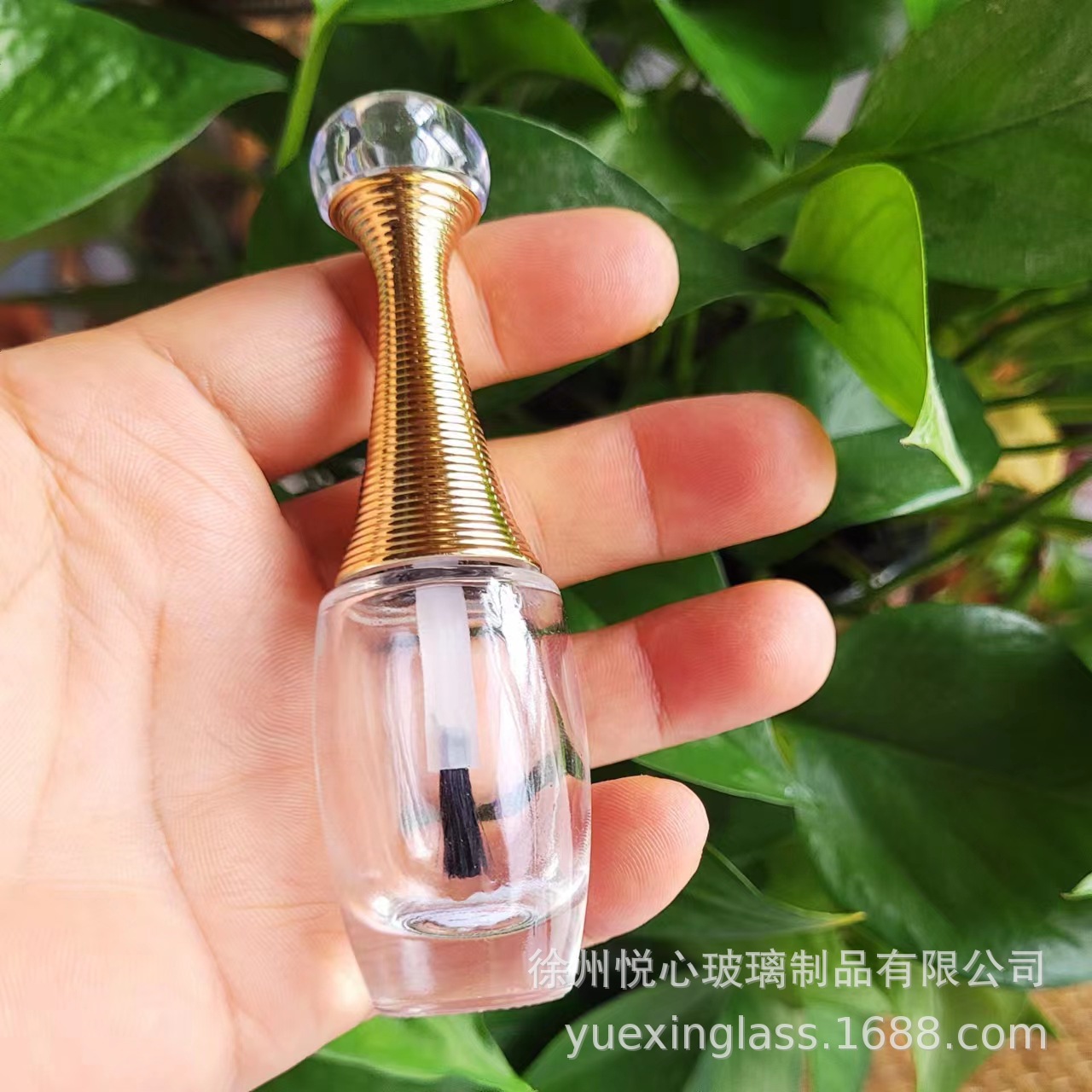 Botella de esmalte de uñas de dos cabezas Botella de pegamento para colorear productos para el cuidado de la piel Botella de maquillaje de subempaque Botella de brillo de labios portátil líquido de diferentes propiedades