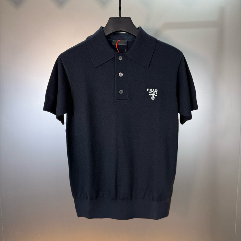 1.1 Correct Version 2026Blcg Moncler Mlb Miu Miu Prada Wool Knit Short Sleeve T-Shirt for Men and Women 1.1 Correct Version 2026Blcg Moncler Mlb Miu Miu Prada Wool Knit Short Sleeve T-Shirt for Men and Women