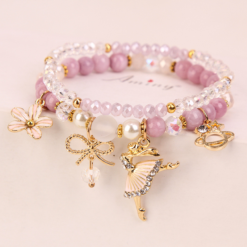Elegant Lady Heart Shape Cat Artificial Crystal Women's Bracelets display picture 3