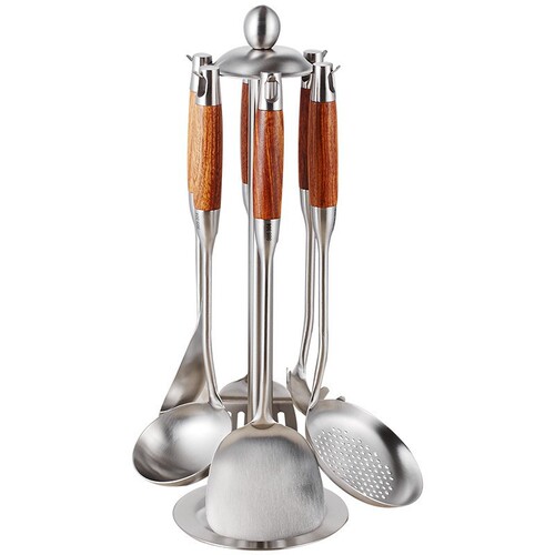 Kitchenware Set spatula household 304 stainless steel stir-frying spatula soup spoon kitchen cookware cooking tools complete set