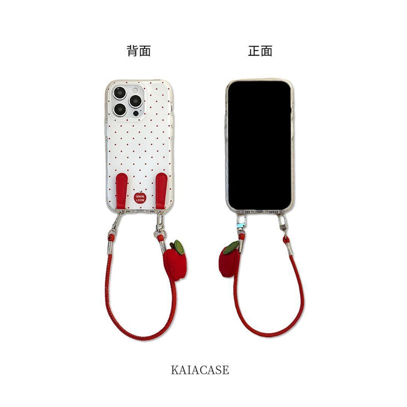 ins波点苹果腕带适用iPhone17PROMAX手机壳16新款15/14小众13/12|undefined