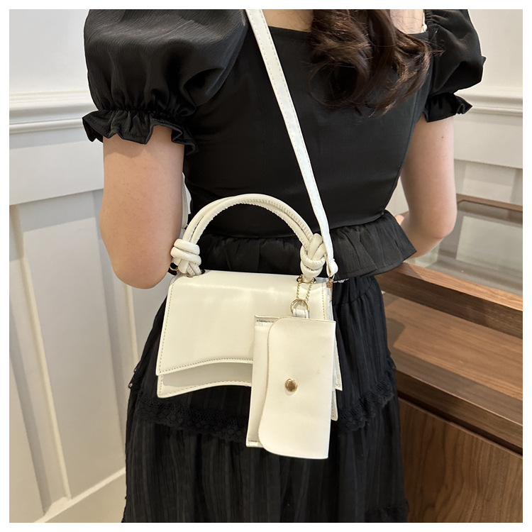 Moteveske for kvinner 2024 ny trend mote skulder enkel uformell crossbody ensfarget mor og barn-veske_voghion.com