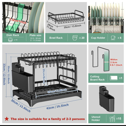 Cross-border new type drain bowl rack kitchen bowl and dish rack knife and chopstick rack cutting board rack water draining plate set complete drain bowl rack wholesale