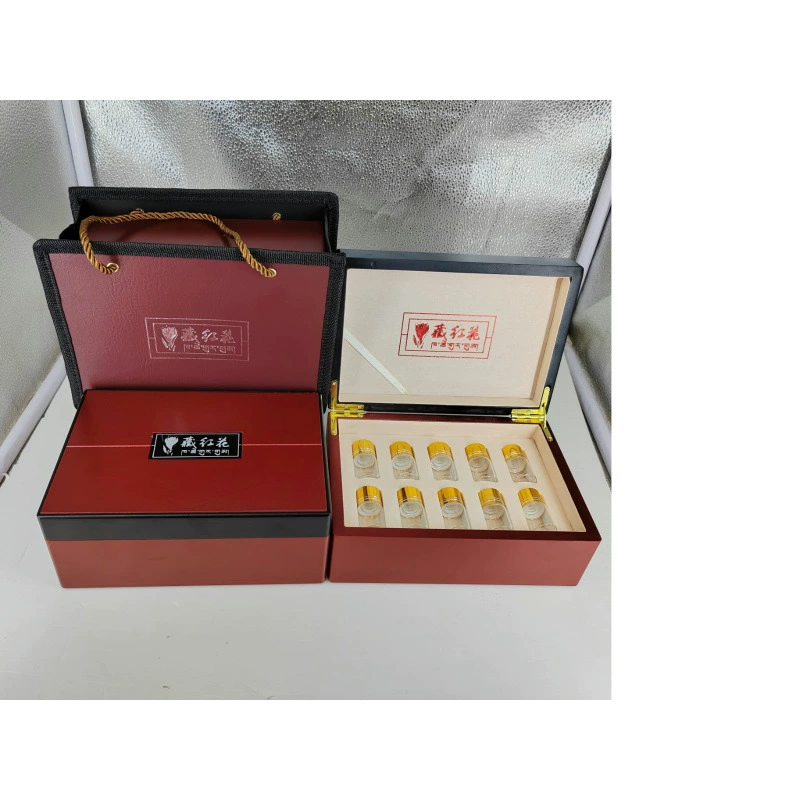 Подарочный набор сафрана: деревянная коробка для оздоровительных продуктов, с птичьим гнездом и кордицепсом, упаковка для подарков, для питания и хорошего самочувствия