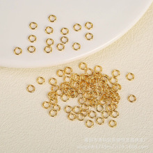 18k����Ȧ��ɫ�_��Ȧ ������B���]��Ȧ diy�Ʒ��β���B�ӭh