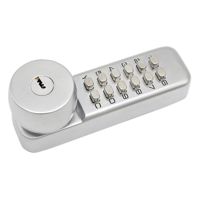 Contraseña clave de doble propósito impermeable patio mecánico puerta cerradura noche función de bloqueo al aire libre de aluminio Puerta de Hierro puerta contraseña cerradura