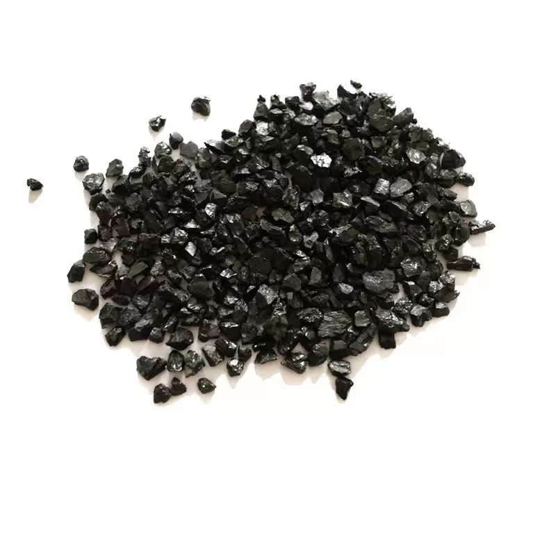 无烟煤滤料 黑色颗粒 1-2mm污水处理净化材料 杂质过滤