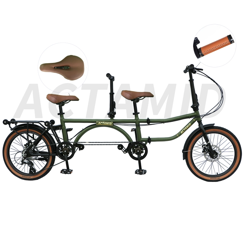 Складной tandem-велосипед для взрослых