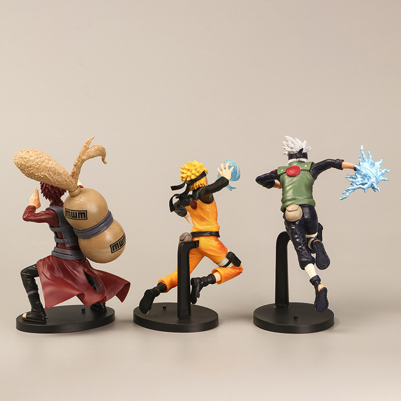 火影盲盒手辦公仔模型 漩渦鳴人 卡卡西 我愛羅 戰鬥形態