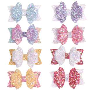 Korean version of dyi color dovetail Ji bow bow tie accessories toe phone case bag hair accessories accessories