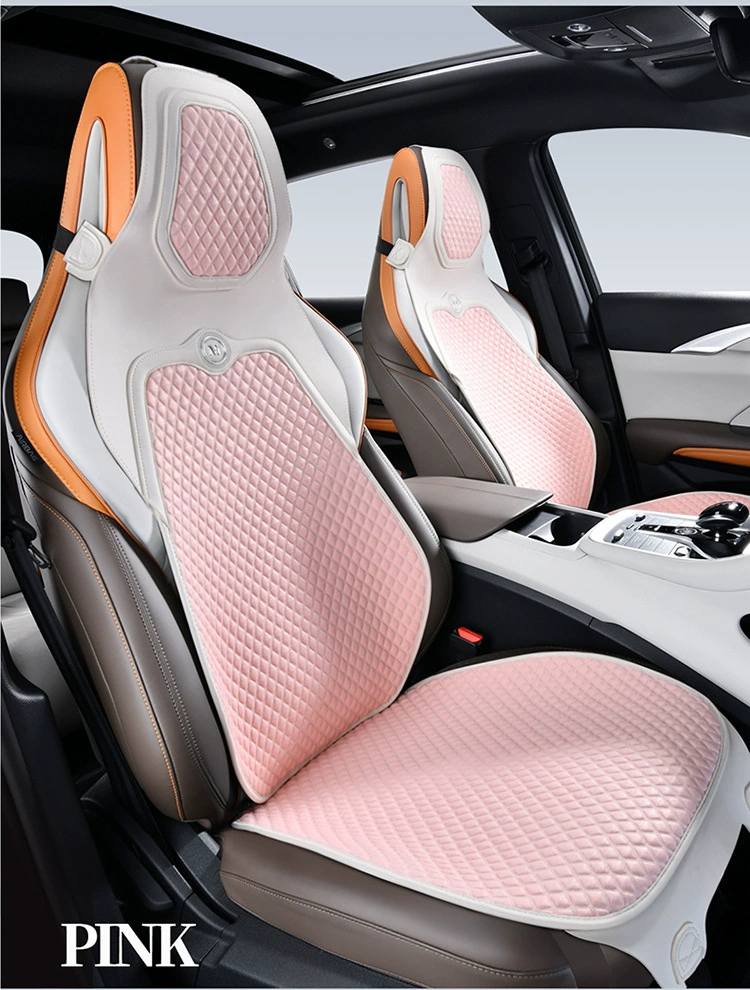 Подходит для летней подушки Tesla Model3/Y, седельная Подушка, автомобильный вентилируемый чехол для сиденья, замша, четыре сезона, универсальный