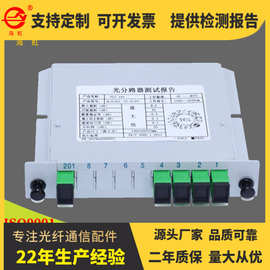 广电电信移动专用SCAPC型插片式1分4路PLC光分路器分光器