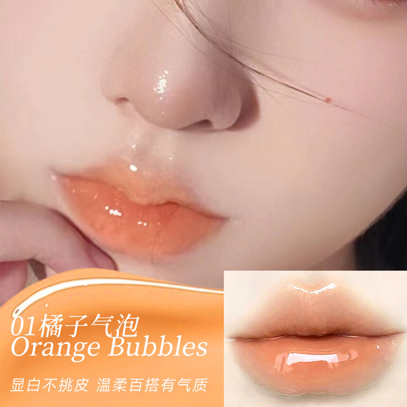 Nicor诺可雅淡纹变色唇部精华油镜面唇蜜 嘟嘟唇学生唇油代发唇蜜|undefined
