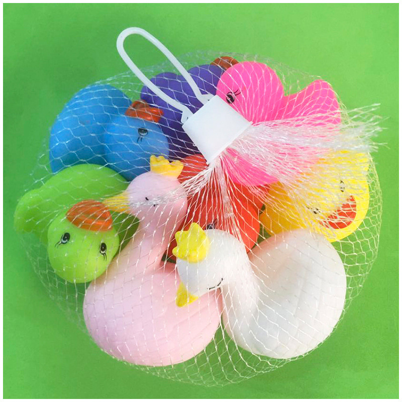 Children's bathing animal toys play with water pinch call children play kindergarten swimming pool baby soft rubber toys