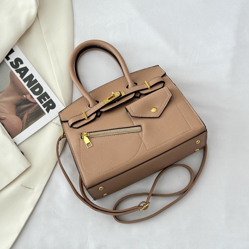 レディースhandbagプラチナバッグ女性2025新型クロスボーダー女性バッグ大容量手提げシングルショルダーバッグ|undefined