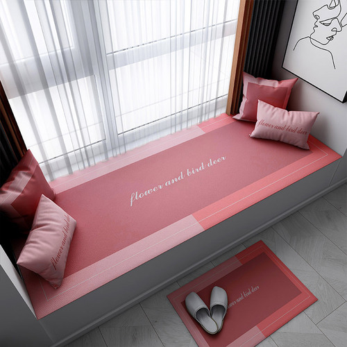 Light luxury bay window sill cushion, bay window cushion, universal balcony cushion for all seasons, freely cutable window sill cushion, seat cushion