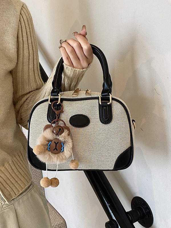 Bolso de nicho coreano de mujer de alto nivel, lino retro, bolso de hombro de viaje, nuevo tipo de bolso de viaje inclinado