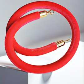 小号绒绳工厂直供礼宾栏杆绳酒店用品麻花绳迎宾绳礼宾杆挂绳护栏