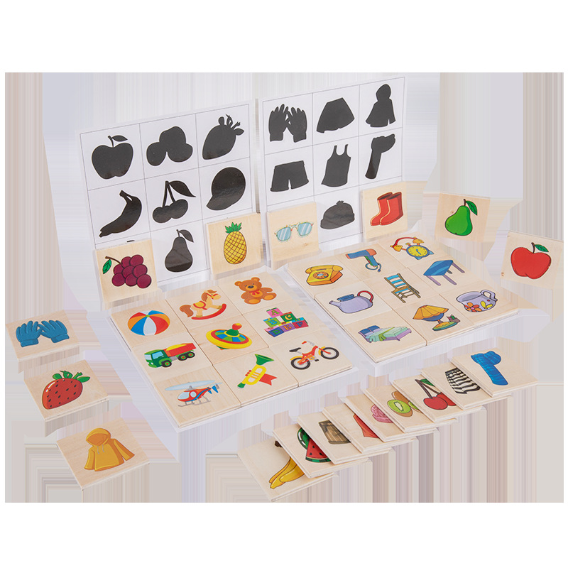 Juguetes de puzzle de madera de sombras para niños juegos de caja de puzzle para niños pequeños image 5