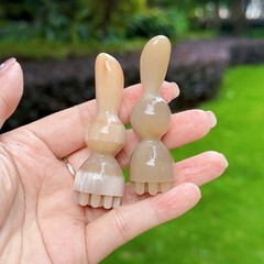 牛の角の小さい蓮の蓬の一体の多珠の目の部のマッサージのかわいい形の目の部の看護は筋の点穴を動かして水腫の目尻に行きます。