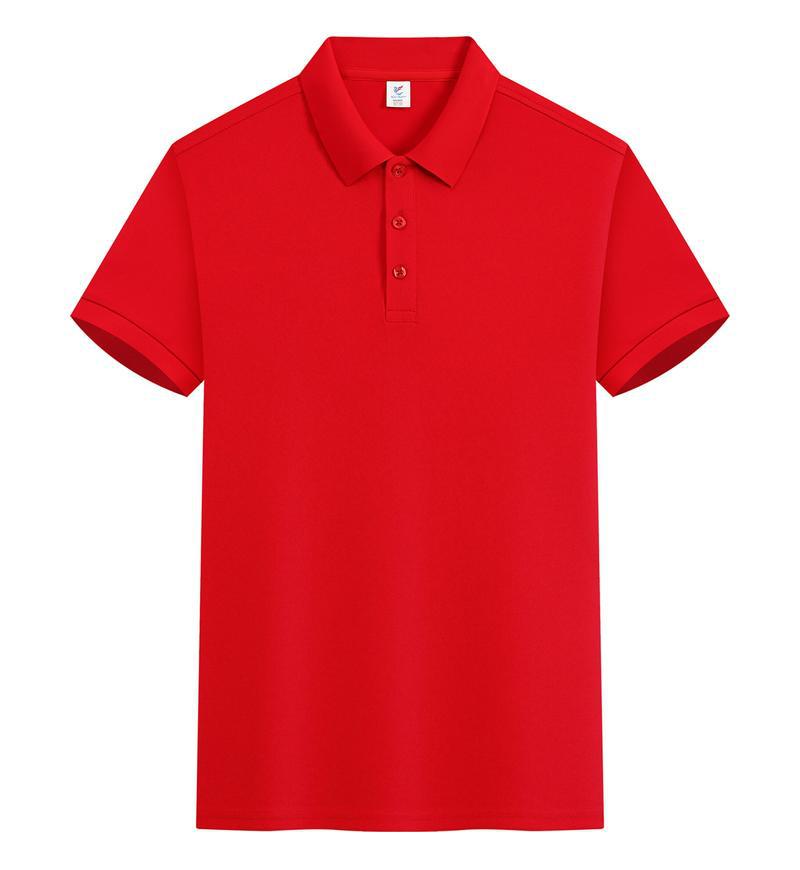 Camiseta de exhibición de mangas cortas de hielo con solapa de hielo, camiseta de campaña de polo, camiseta de algodón de poliéster de amoníaco personalizada