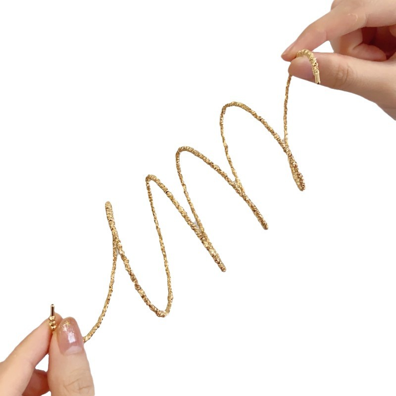 Pulsera de memoria elástica de moda de plata de tres anillos de cinco anillos pulsera de bobinado elegante todo-fósforo flash multi-capa pulsera elástica