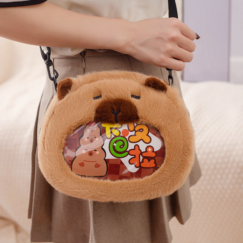 Nuevo lindo Kapibara panda bar bolsas de bolsas de cambio bolsas de delfín colgante decoración regalos al por mayor