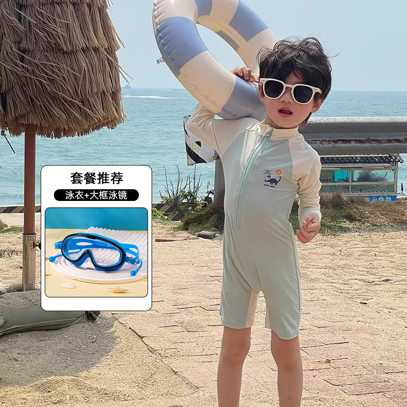 86141 light green + 8101 blue large frame swimming goggles