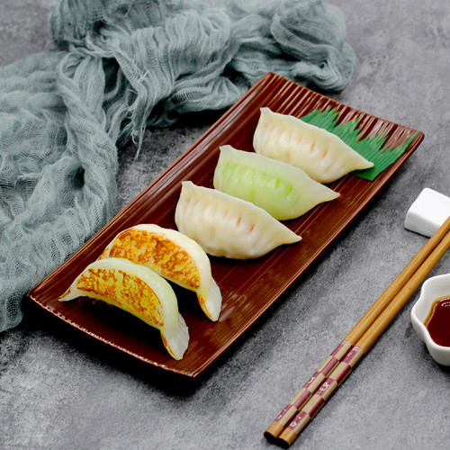 Simulated food model, large dumplings, fried dumplings, dumpling shooting decorations, teaching materials, props, play house food toys