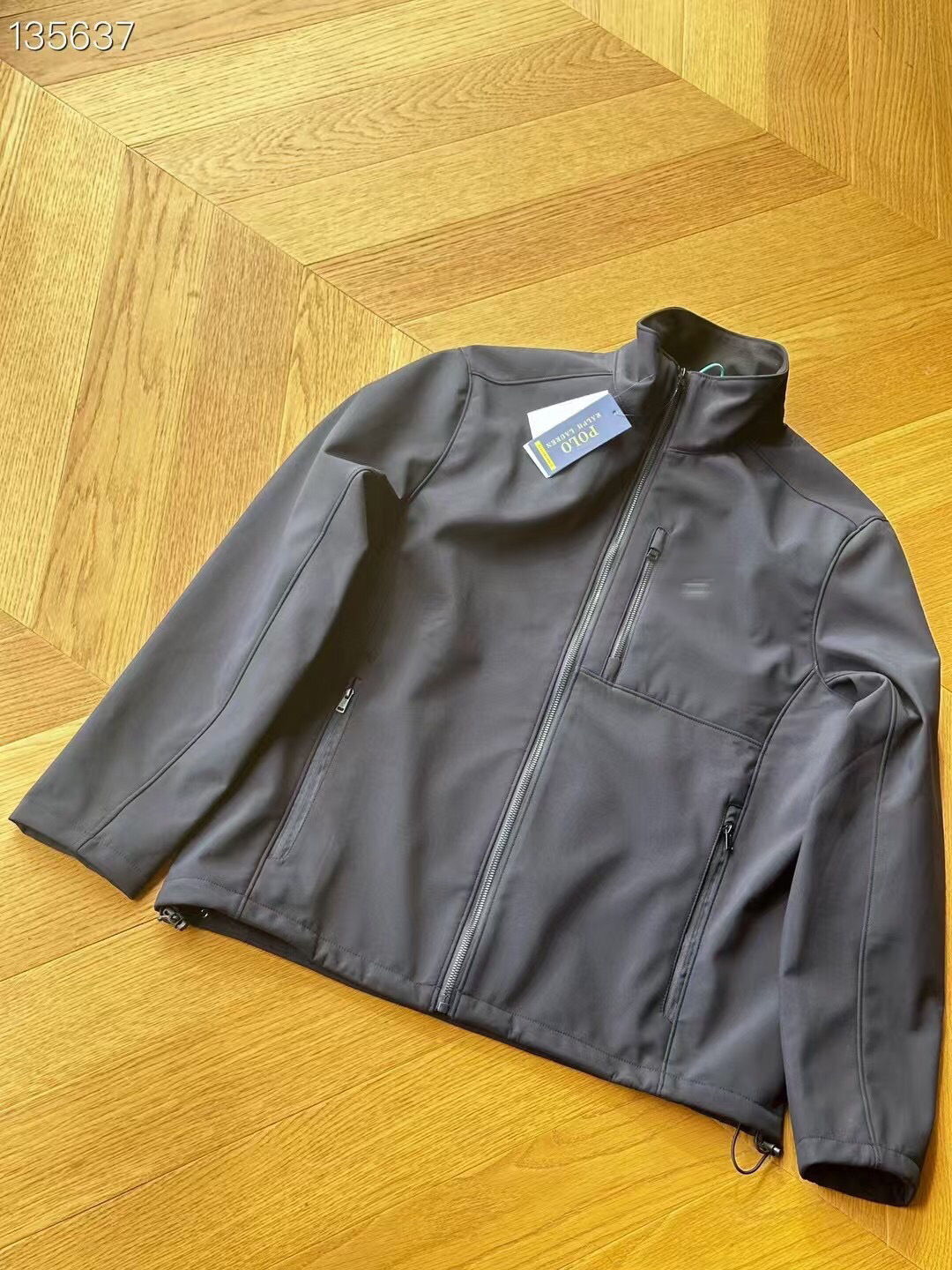 Demi-season windproof velvet jacket