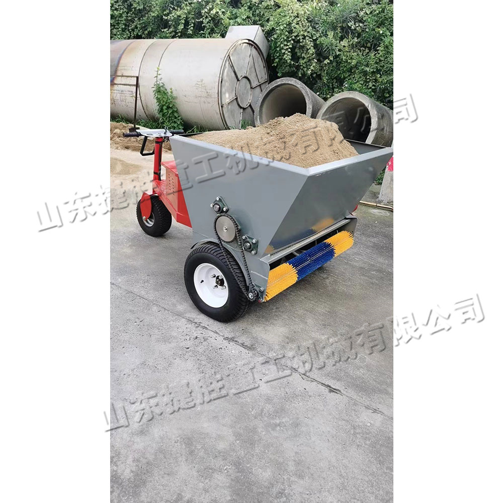 máquina de lavado de arena de neumáticos de espesamiento eléctrico máquina de llenado de arena de césped artificial tipo coche máquina de llenado de arena de césped de parque