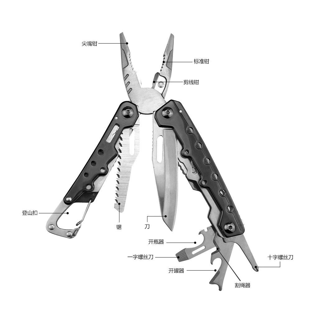 Travel universal folding pocket knife, equipment for camping