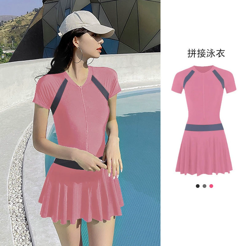 Summer swimwear for students, top with cups