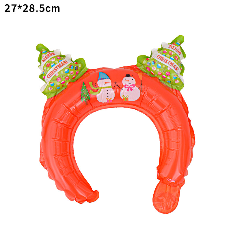 Globos inflables con forma de diadema para niños, famosos en Internet, regalos promocionales para escanear códigos QR, animales de dibujos animados, globos de aluminio para el Día Nacional