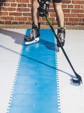 冰球板冰板拨球板能上冰鞋冰球练习板滑冰防磨地板陆地训练板