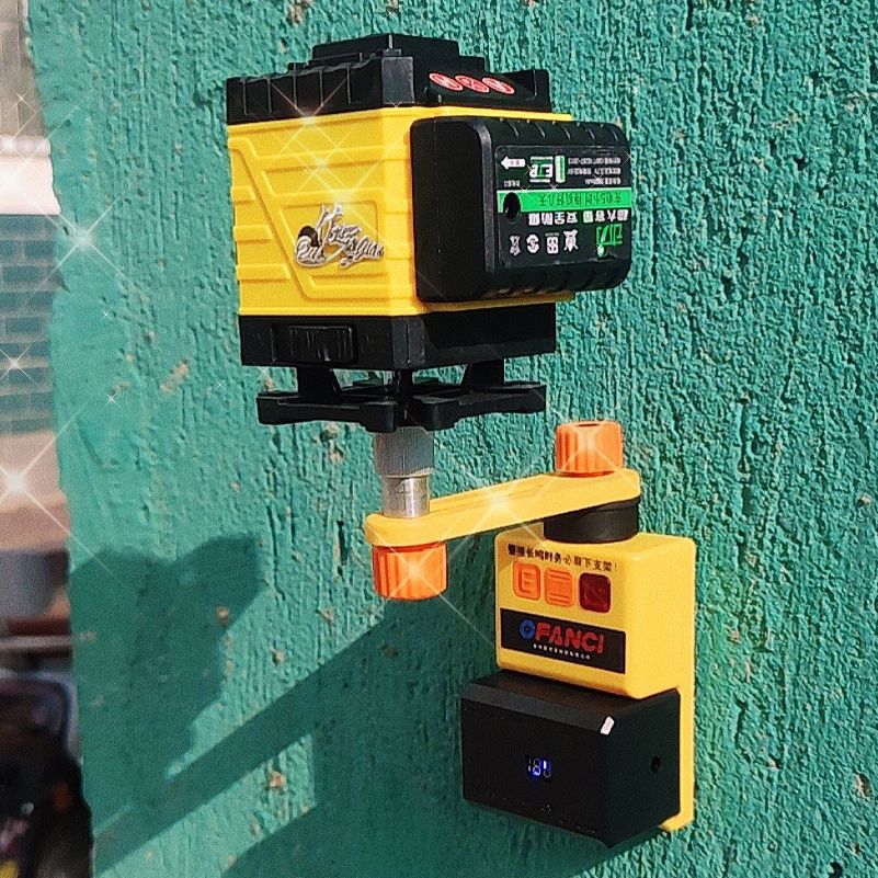 升级款爬趴墙虎水平仪支架真空吸附墙面集尘器趴墙虎适用水平仪